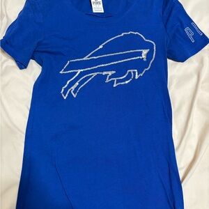 PINK Victoria's Secret Royal Blue Graphic Tee